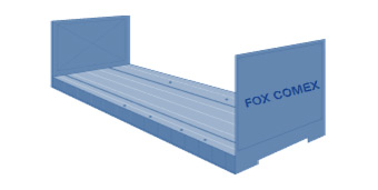 20' Flat Rack Contêiner Especial